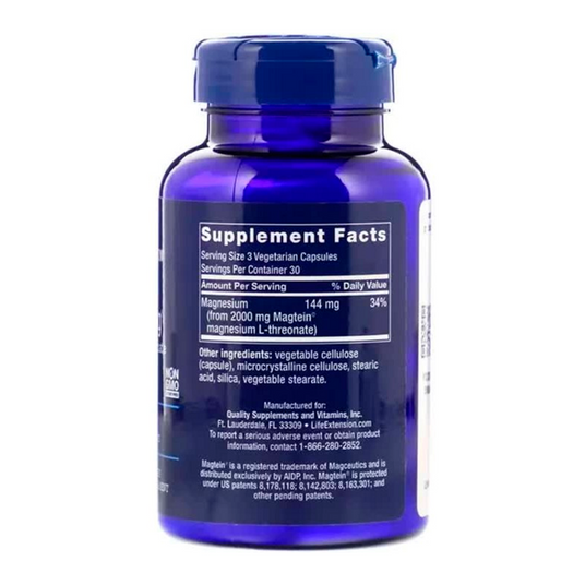 Магній Life Extension Neuro-Mag® Magnesium L-Threonate, 90 веган