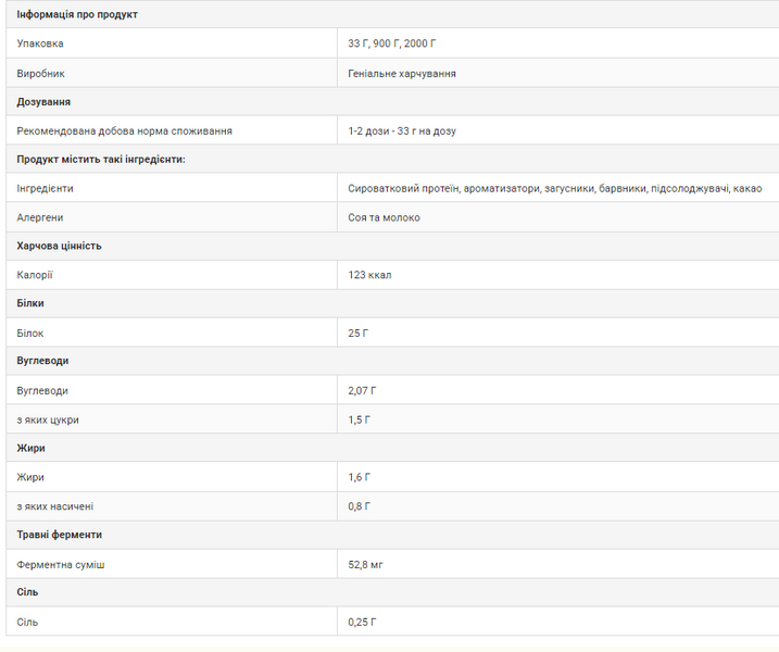 Пробник Genius Nutrition Whey-X5, 33 г. 04615 фото