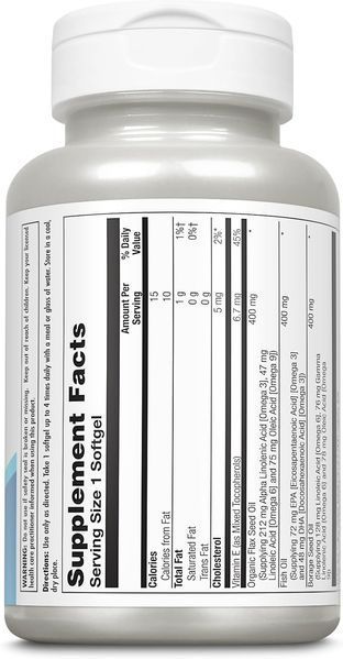 Омега KAL Ultra Omega 3-6-9 1200 mg 100 софтгель. 12429597 фото