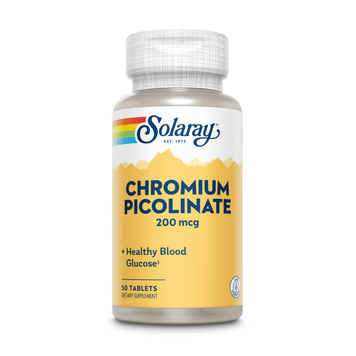 Хром Solaray Chromium Picolinate 200 mcg 50 капс. 12429640 фото