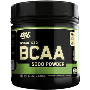 Амінокислоти Optimum Nutrition (USA) BCAA 5000 powder, 345 г. 03000 фото