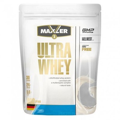 Протеїн сироватковий Maxler Ultra Whey, 900 г. (Білий шоколад - малина) 01981 фото