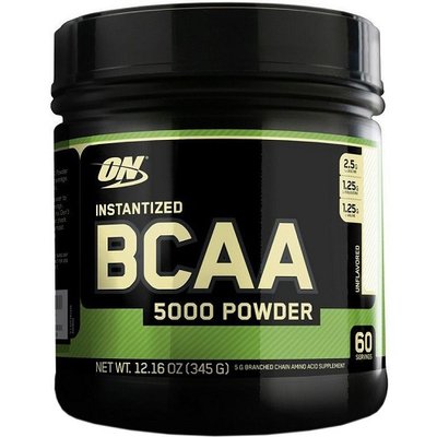 Аминокислоты Optimum Nutrition (USA) BCAA 5000 powder, 345 г. 03000 фото