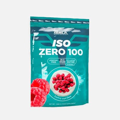 Протеїн ізолят Tesla Iso Zero 100, 1000 г. (Шоколад) 04297 фото