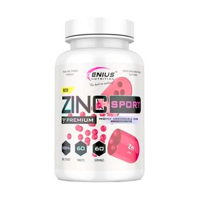 Цинк Genius Nutrition Zinc Citrate Sport, 60 табл. 124180 фото