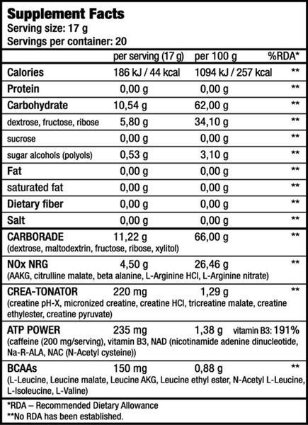 Пробник BiotechUSA Nitrox Therapy, 17 г. 100797 фото