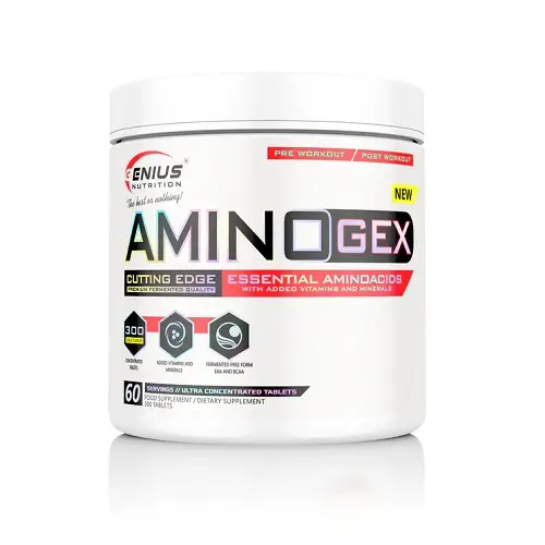 Амінокислоти Genius Nutrition Aminogex, 300 таб. купити в інтернет-магазині MUSCLE.UA