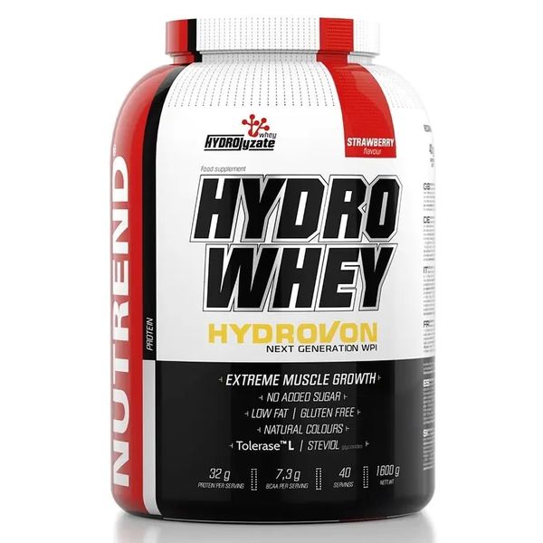 Протеїн гідролізат Nutrend Hydro Whey, 1600 г. 03254 фото