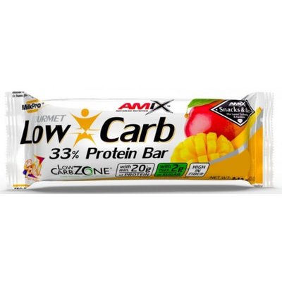 Протеїновий батончик Amix Low-Carb 33%, 60 г. (Полуниця-банан) 04095 фото