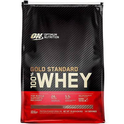 Протеїн сироватковий Optimum Nutrition (USA) 100% Whey Gold Standard 4545 г. (Подвійний шоколад) 00959 фото