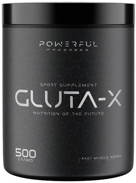 Глютамін Powerful Progress Gluta-X, 500 г. 124186 фото