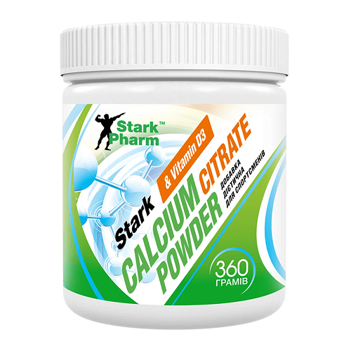 Кальций Stark Pharm Calcium Citrate Powder, 360 г. 123625 фото