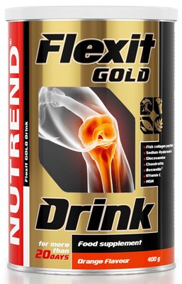 Добавка для суглобів Nutrend Flexit Gold Drink, 400 г 02425 фото