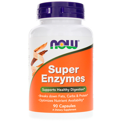 Добавка NOW Super Enzyme, 90 капс. 123900 фото