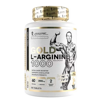 Аргінін Kevin Levrone Gold L-Arginine 1000, 120 табл. 124093 фото