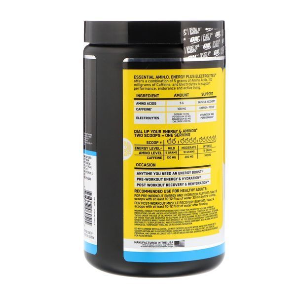Аминокислоты Optimum Nutrition (USA) Essential Amino Energy + Electrolyte, 285 г. 123112 фото