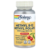 Витамины Solaray Methyl B-12 & Methyl Folate 60 капс. 12429642  фото