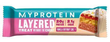 Протеиновый батончик Myprotein Layered Bar, 60г. 123895 фото