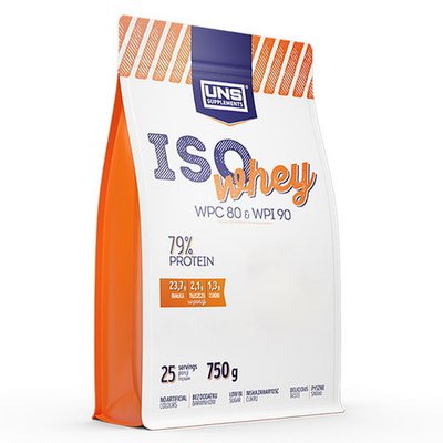 Протеїн сироватковий UNS Iso Whey, 750 г. (Шоколад - малина) 04132 фото