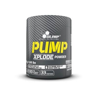 Передтрен OLIMP Pump Xplode Powder, 300 г. (Фруктовый пунш) 00553 фото