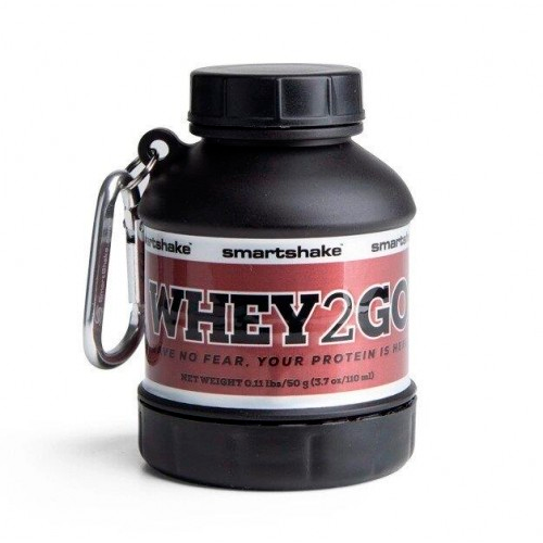 SmartShake Контейнер WHEY2GO Funnel, 110 мл. (чорний) 124034 фото