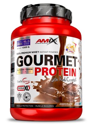 Протеїн сироватковий Amix Gourmet Protein, 1000 г. 05406 фото