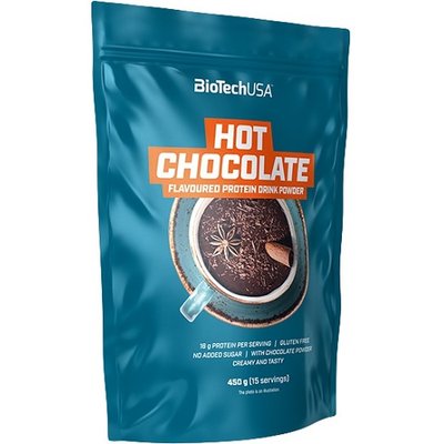 Добавка BiotechUSA Hot Chocolate protein drink, 450 г. 123370 фото