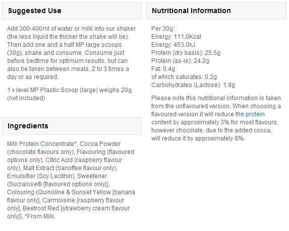 Протеин сывороточный MyProtein Milk Protein Smooth, 4000 г. 00378 фото