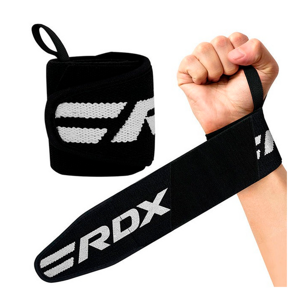 Кистовые бинты RDX W2 Gym Wrist Wraps Pro, черные 124597 фото