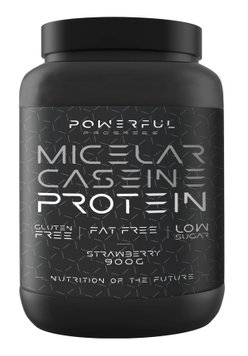 Протеїн казеїн Powerful Progress Micellar Casein Protein, 900 г. (Полуниця) 124543 фото