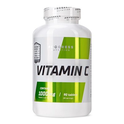 Вітамін С Progress Nutrition Vitamin C 1000mg, 90 таб. 123469 фото