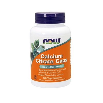 Кальцій NOW Calcium Citrate, 120 капс. 122581 фото