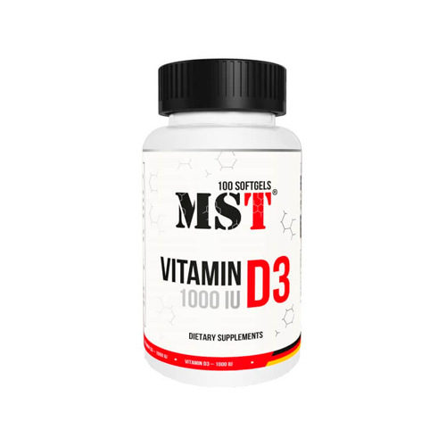 Вітамін Д MST Vitamin D3 1000 IU, 100 капс. 123894 фото