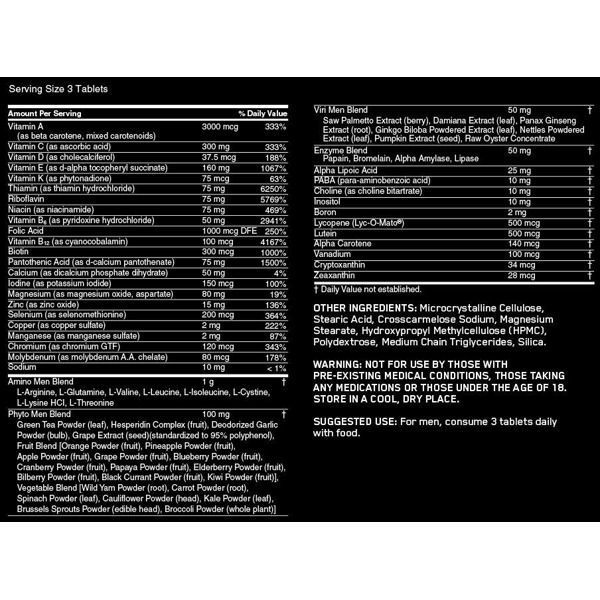 Вітаміни для чоловіків Optimum Nutrition (USA) Opti-Men, 240 таб. 121696 фото