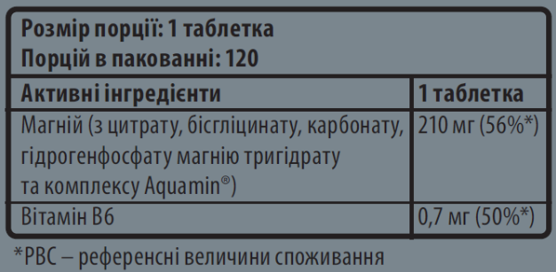 Магний Sporter 5MAG MIX 120 табл.	 12429576 фото